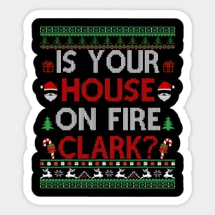 christmas vacation - christmas vacation clark? Sticker